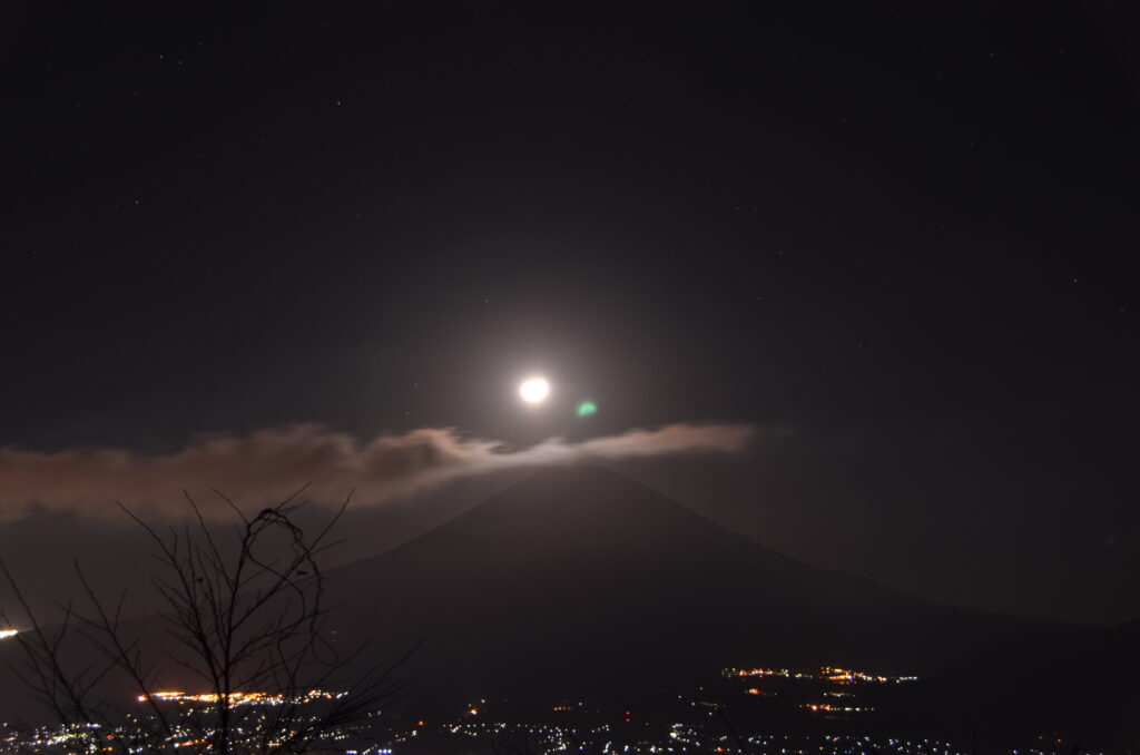 富士とオリオン