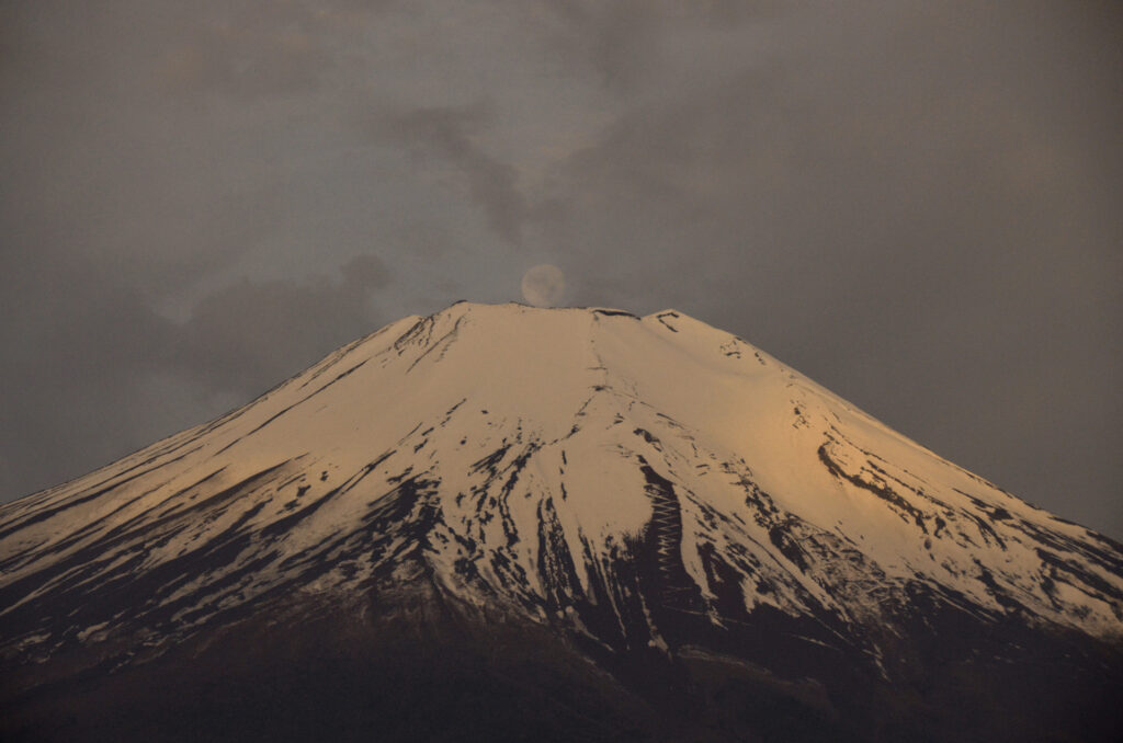 パール富士 in 山中湖 ふたたび