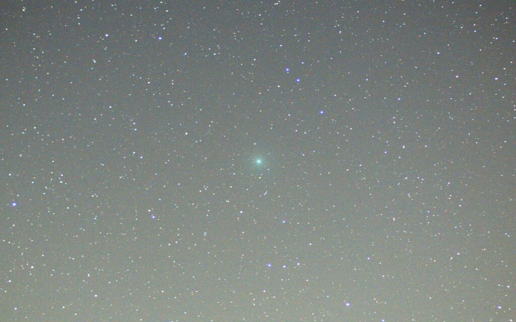 大井農村公園からのウィルタネン彗星（46P) at 181208