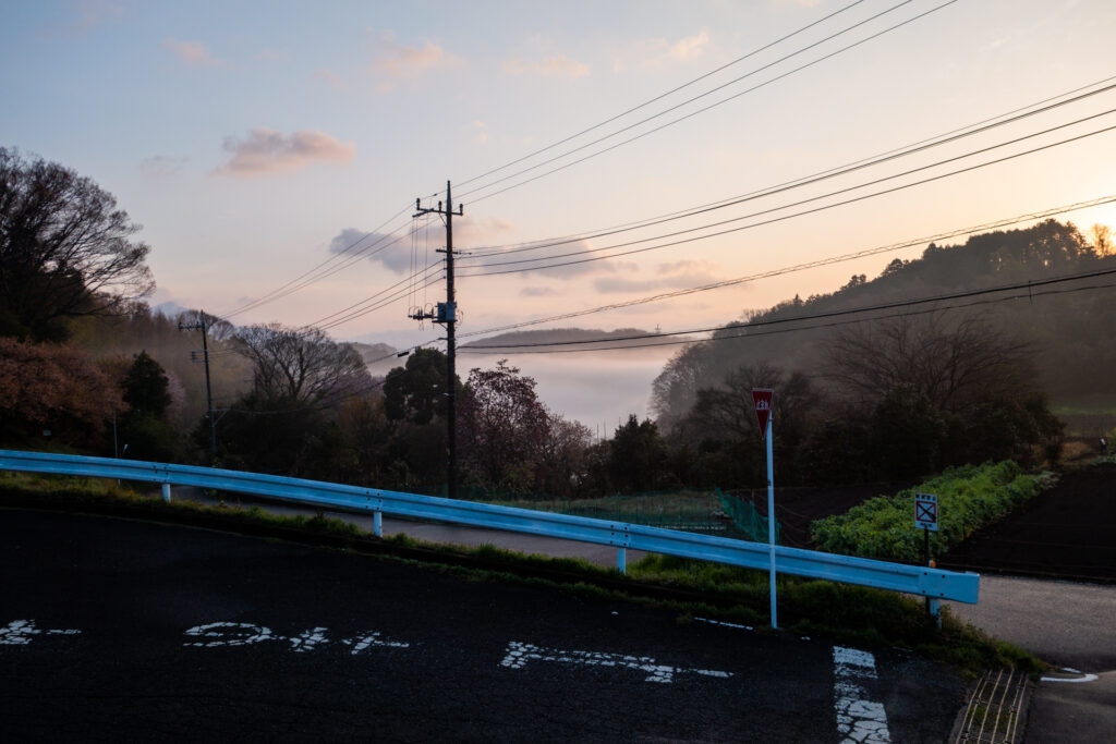 早朝サイクリング