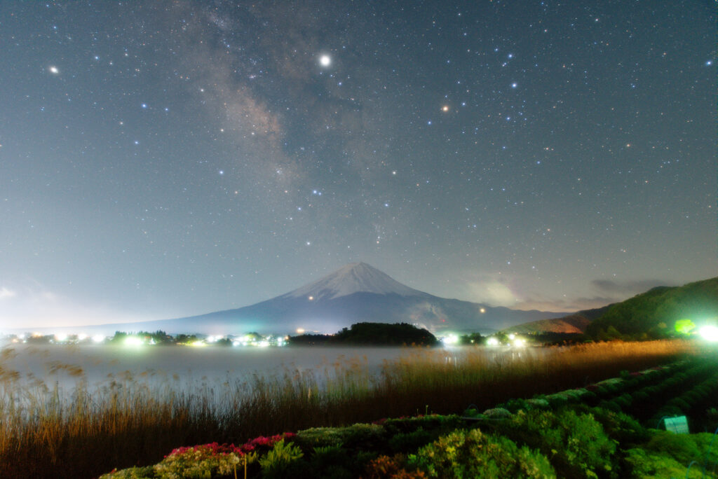 西湖・河口湖での水瓶座η流星群観測