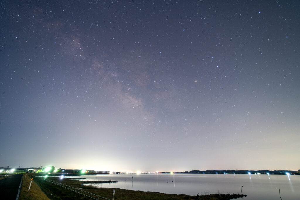北浦からの夏の天の川