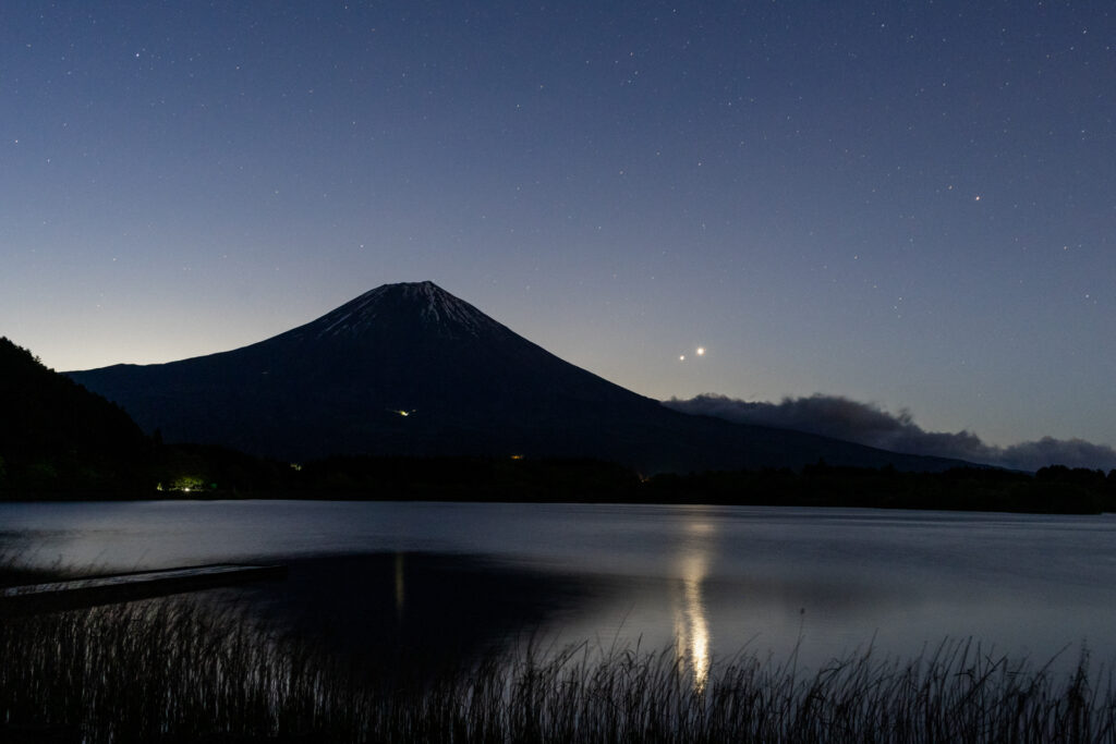 明け方の惑星集合