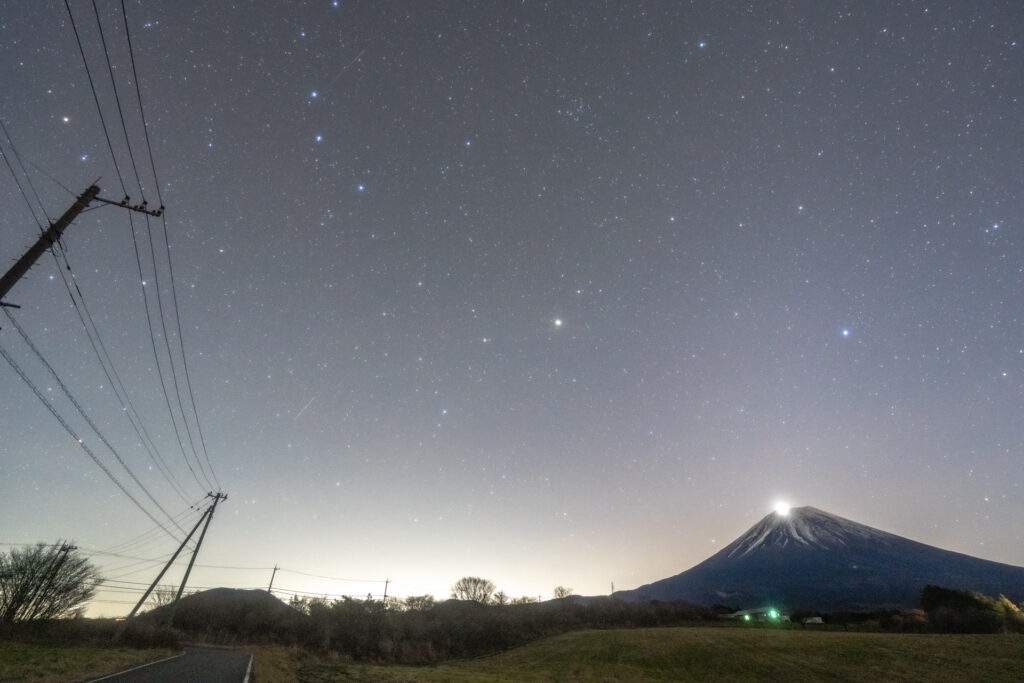 ふたご座流星群　（富士ヶ峰　231217）