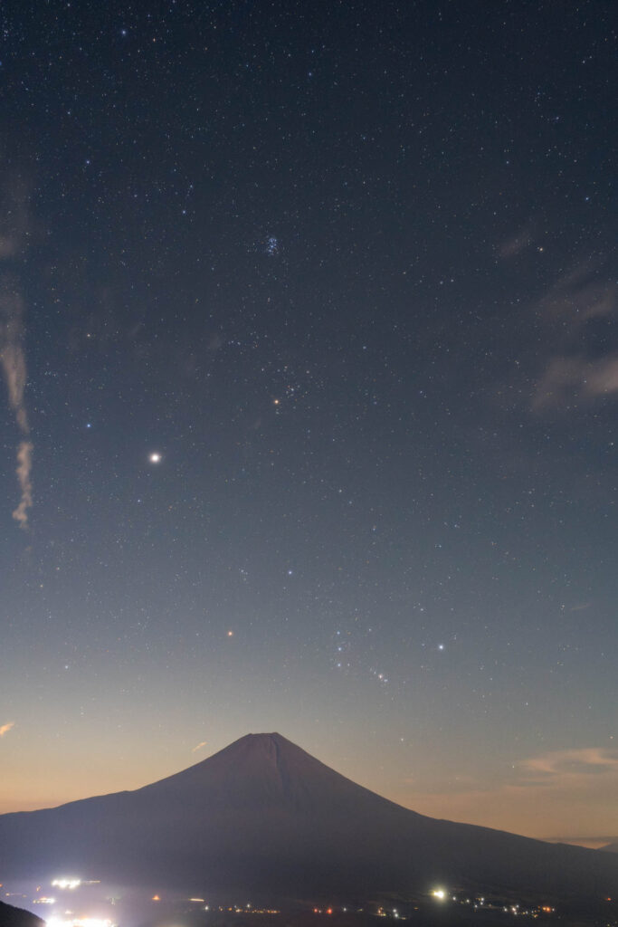 昇るオリオン